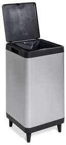 Coș de gunoi argintiu cu senzori de atingere din plastic 80 l Berlino – DEA HOME