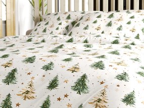 Lenjerie de pat din bumbac CHRISTMAS FOREST colorat Dimensiune lenjerie de pat: 70 x 90 cm | 140 x 200 cm