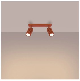 Spot cărămiziu 6,5x30 cm Gleam – Sollux