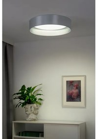 Plafonieră LED Duolla ROLLER LED/24W/230V d. 45 cm argintiu
