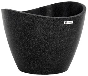 Ghiveci Grapano Rondi, ø 23,3 cm, negru