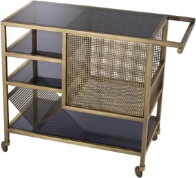 Gheridon, Masuta cu roti design LUX Sterling