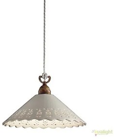 Lustra, Pendul rustic fabricat manual diametru 40cm Fiori di Pizzo 065.09.OC
