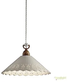 Lustra, Pendul rustic fabricat manual diametru 40cm Fiori di Pizzo 065.09.OC