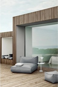 Șezlong de grădină Blomus Stone, 120 x 190 cm, gri