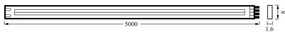 Ledvance - Bandă LED FLEX COB 5m LED/24W/230V
