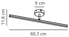Nordlux LED iluminare baie oglindă IP44 LED/7,2W/230V 60 cm crom mat