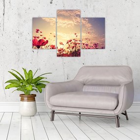 Tablou - Lunca cu flori (90x60 cm)