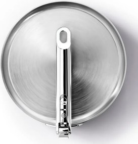 Tigaie adâncă Joseph Joseph Space 1000025, 24 cm, mâner rabatabil, oțel inoxidabil, cuptor până la 232 °C, inducție, inox