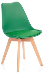 Scaun de masa Culoare verde/fag, BALI MARK