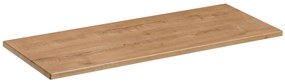 Blat pentru mastile de baie cu lavoar aplicat din gama Monako - culoare stejar, 140cm