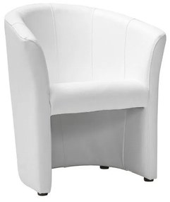 Fotoliu TM1 Piele Ecologica Alb Ek-26