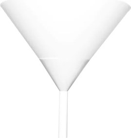 Lampadar WENDY, 1xE27/100W/230V + 1xE14/40W, alb