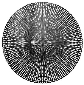 Placemat 41 cm, polivinil, negru