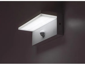 Aplică LED de exterior cu senzor Rabalux 77116 ZARAGOZA LED/9W/230V IP54 alb