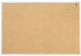 Placa de pluta Magnetoplan 120 x 90 cm, aluminiu