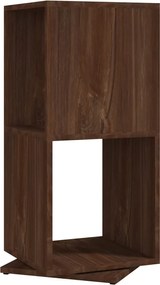 vidaXL Dulap rotativ, stejar maro, 34,5x34,5x75,5 cm, lemn prelucrat