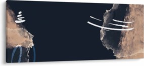 Tablou - Abstracție albastru închis (120x50 cm)