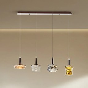 Lustra LED cu 4 pendule design decorativ Scarlet 4L color