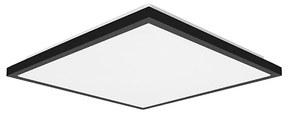 Plafonieră LED pentru baie ONYX LED/24W/230V IP44 38x38 cm negru