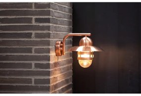 Nordlux - Aplică de perete pentru exterior NIBE, 1xE27/60W/230V, IP54, finisaj cupru