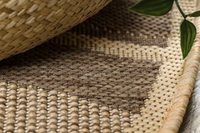 Covor sisal Floorlux rotund 20195 mais si coffee