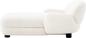 Pat de zi tip sezlong design LUX Udine, Lyssa off-white