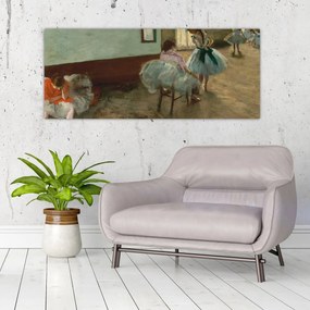 Tablou - Edgar Degas, The Dance Lesson, reproducere (120x50 cm)