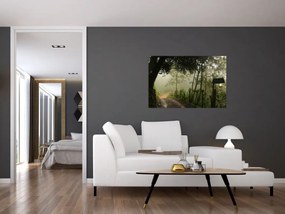 Tablou cu ceața de dimineața (90x60 cm)