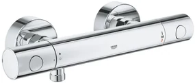 Baterie dus Grohe Precision Get, cu termostat, aparenta, anti-oparire, EcoButton, crom - 34773000