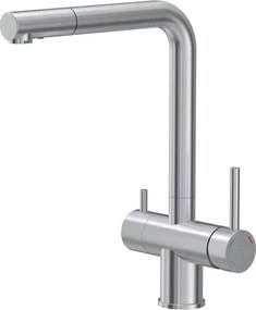 Baterie bucatarie cu dus extractibil Quadron Unique Ellen finisaj inox