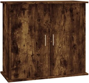 vidaXL Suport acvariu, stejar afumat, 81x36x73 cm, lemn prelucrat