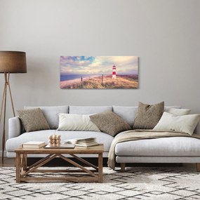 Tablou - Farul roșu (120x50 cm)