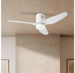 Ventilator LED de tavan ZEVENTI PADUA LED/18W/230V Wi-Fi Tuya alb + telecomandă