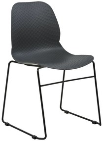 Set de 4 scaune de sufragerie Panza (gri). 1081881