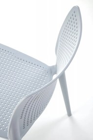Scaun din plastic K514 albastru deschis