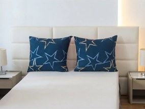 Fata de perna din microflanel STARMISS 40x50 cm, albastru inchis