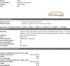Canapea design modern Bjorn S 114297 HZ