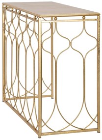 Consola Arab, Mauro Ferretti, 96.5x41x78 cm, fier, auriu