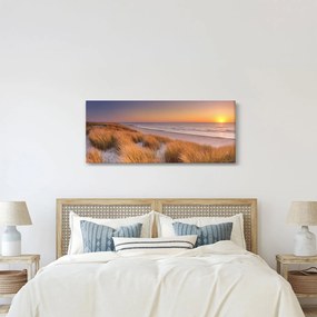 Tablou - Plajă la apus de soare (120x50 cm)