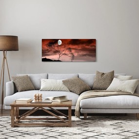 Tablou - Luna luminează noaptea (120x50 cm)