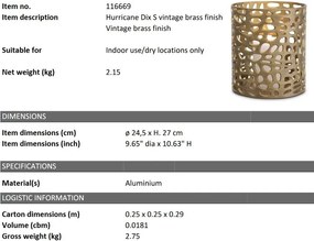 Suport lumanare design LUX Dix S