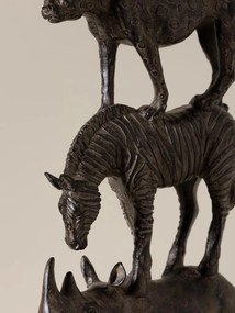 Suport lumanare din polirasină, „African Totem”