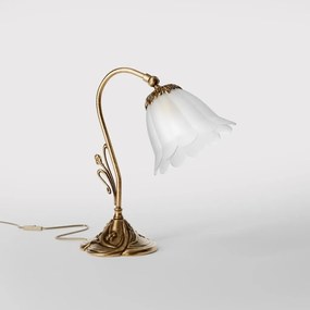 Veioza, Lampa de masa stil Art Nouveau Floral