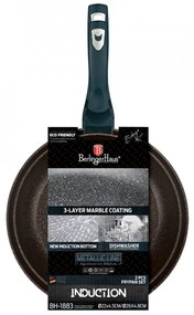 Set 2 tigai marmorate (3 straturi) Aquamarine Metalic Line Berlinger Haus BH 1883