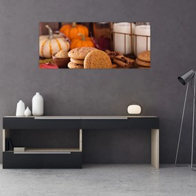 Tablou - Biscuiți de toamnă (120x50 cm)
