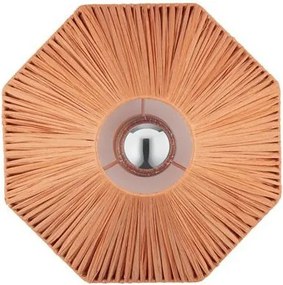 Aplica de perete cu design texturat ELVIO caramiziu 30cm