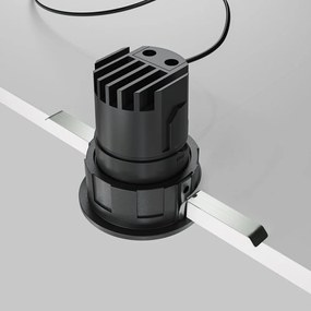 Spot LED incastrabil design tehnic Wise negru