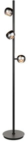 Lampadar negru-argintiu LED (înălțime 150 cm) Orbit – Trio Select
