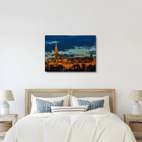 Tablou cu construcție iluminată (70x50 cm)